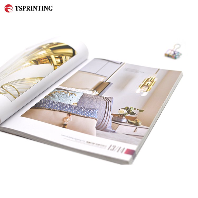 Free Samples Magazine Printing On Demand With Matt Soft Cover Custom Book Print Booklet Catalog Brochure Building Lighting Books