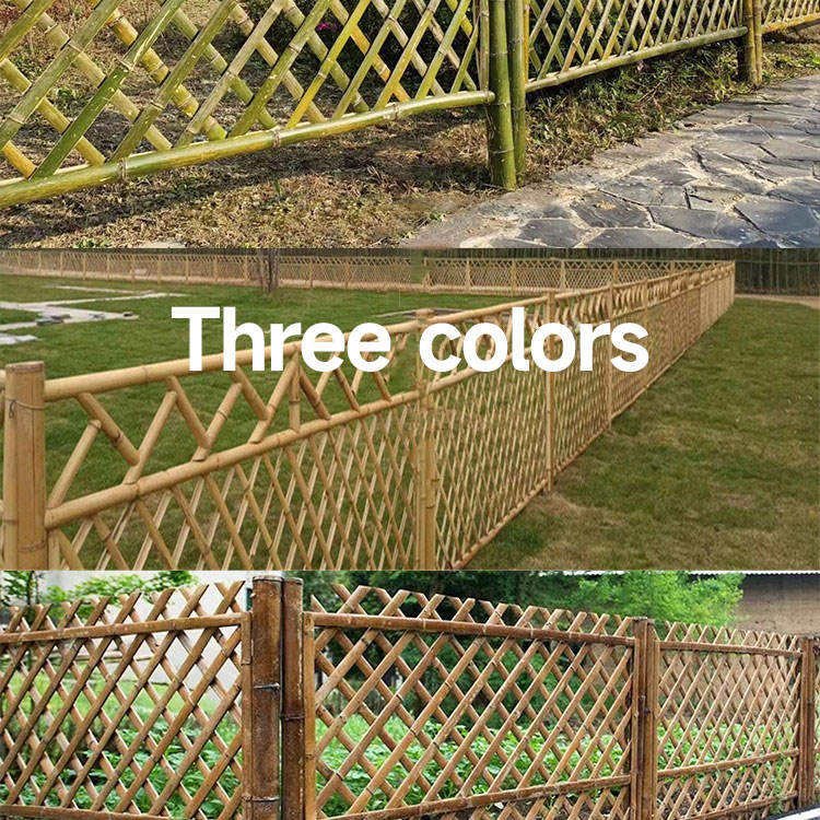 Outdoor Telescopic Wall Guardrail Garden Vegetable Climbing Pergola Bamboo Fence Drawing Net Yard Decoration