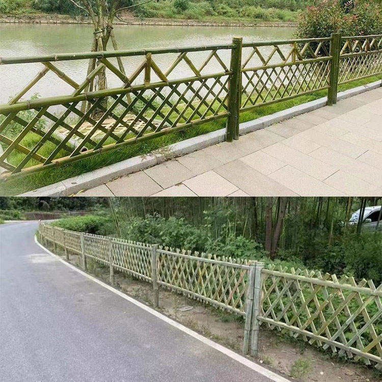 Outdoor Telescopic Wall Guardrail Garden Vegetable Climbing Pergola Bamboo Fence Drawing Net Yard Decoration