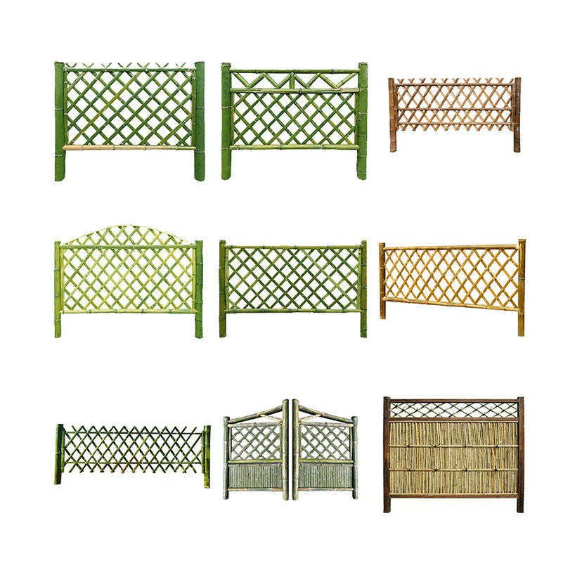Outdoor Telescopic Wall Guardrail Garden Vegetable Climbing Pergola Bamboo Fence Drawing Net Yard Decoration
