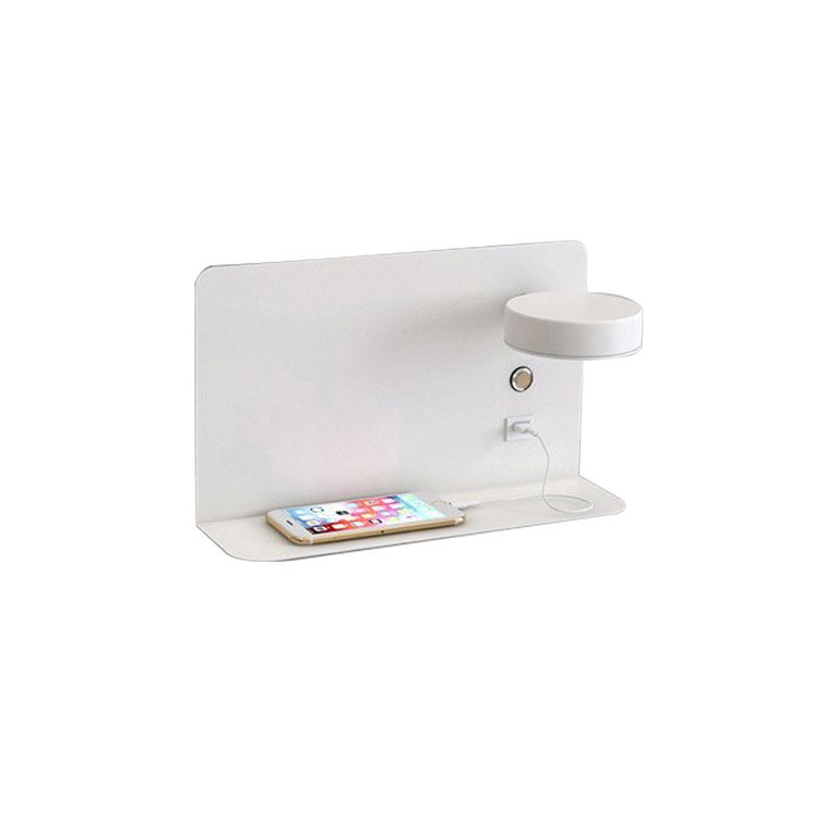 Bedroom Wall Lamp LED Home Interior Reading Lighting Hotel Headboard 3W Book Led Wall Bed USB Bedside Lighting Modern