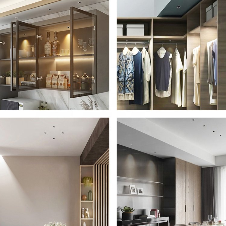 Anti-glare Dimmable Commercial Trimless Led Spot Light Recessed Cob Downlight Ceiling Adjustable Lighting
