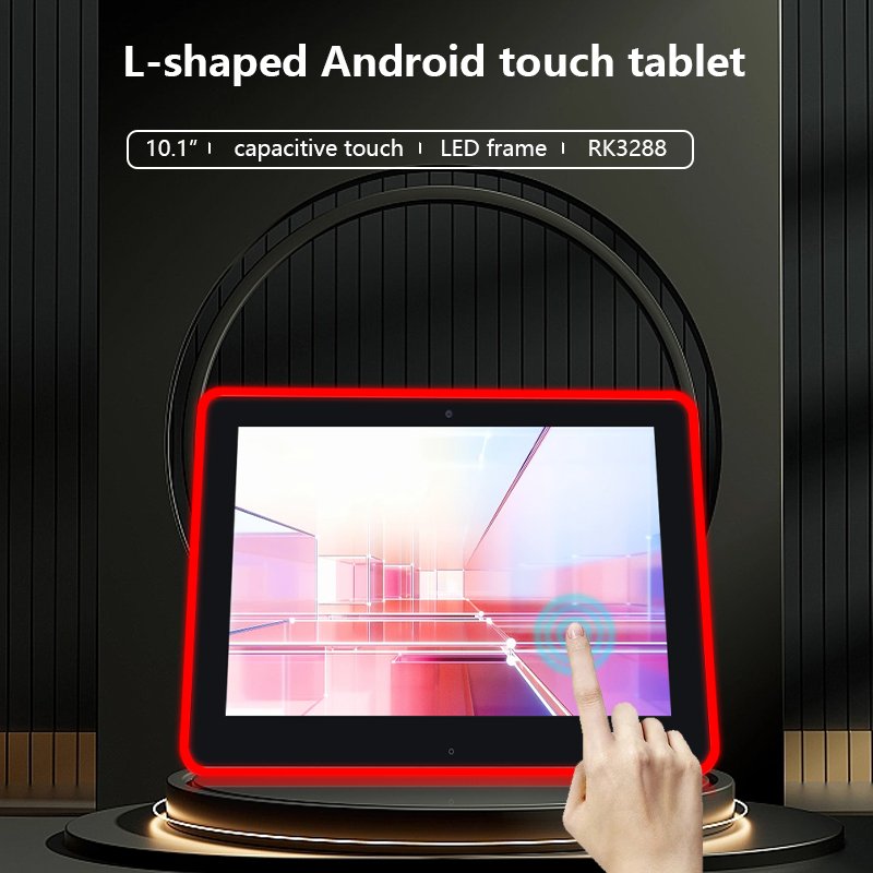 New Wall Mount Android POE Tablet 10 13.3 15.6 21.5 Inch Meeting Room Booking System Display Surrounding LED Light Tablet pc