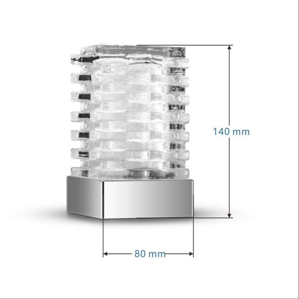 Cordless Crystal Rose Led Desk Lights For Bar Lampka Nocna Touch Sensor Battery Restaurants Rechargeable led Table Lamp
