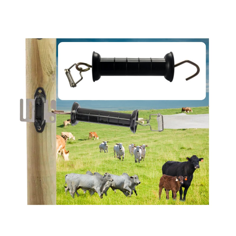 Elife Electric Fence Accessories High Standard Galvanised Gate Handles With 40mm Tape Connector