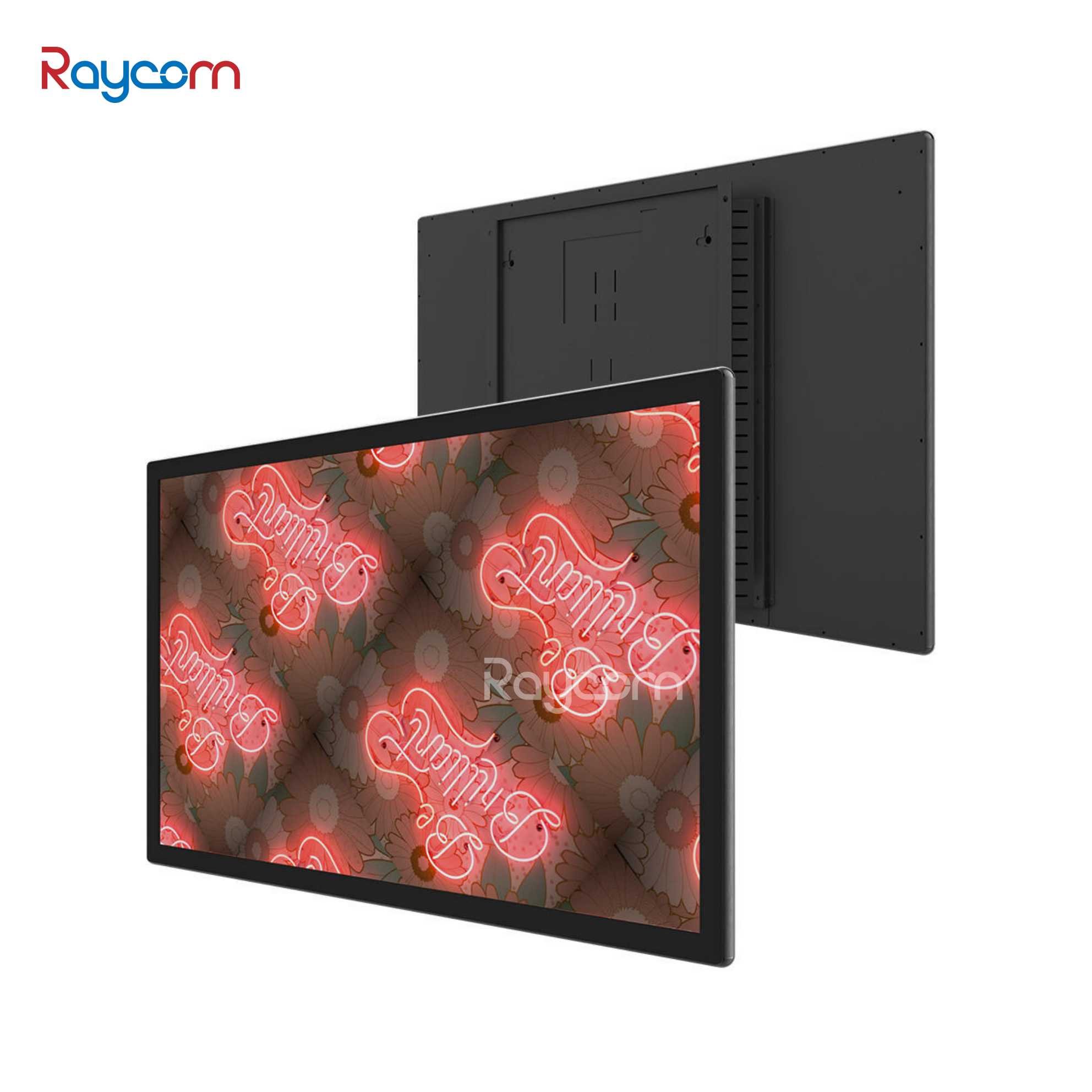 Raycom Meeting room android interactive touch screen poe wall mount display adjustable led lighting smart conference tablet