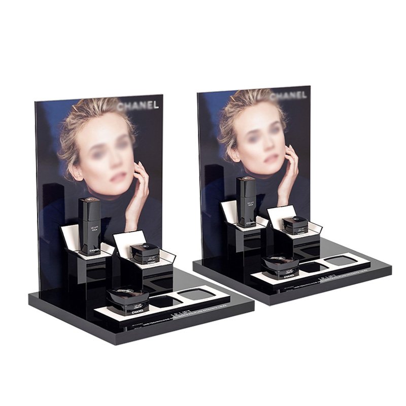 Custom Advertising Display Table Stand Tabletop Menu L Shape Transparent Acrylic Sign Holder