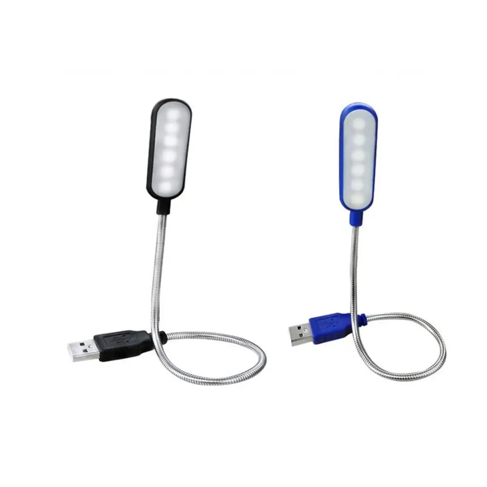 BendableTable Lamps for Power Bank PC Notebook Laptop Night Light Portable LED Home Book Eye Protection Light