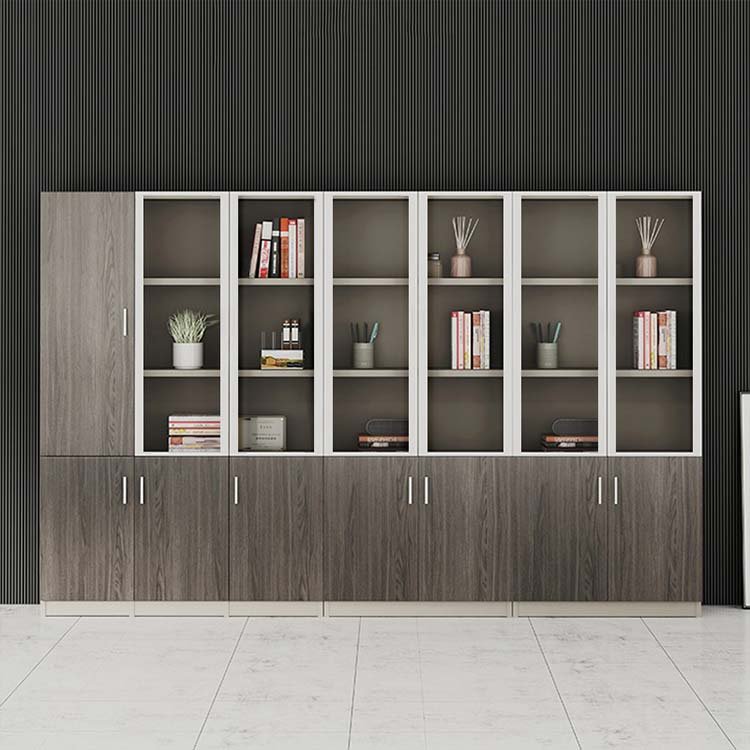 High quality customized store file wooden dignified office cabinet