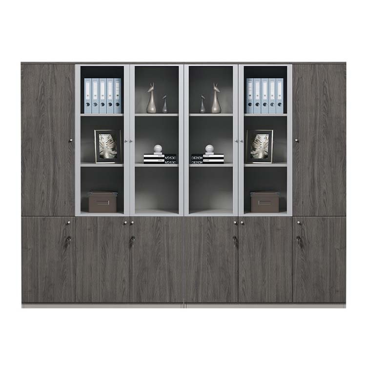 High quality customized store file wooden dignified office cabinet