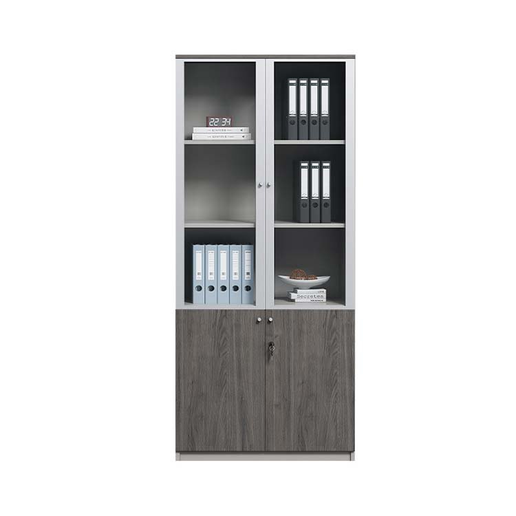 High quality customized store file wooden dignified office cabinet