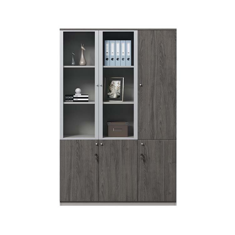 High quality customized store file wooden dignified office cabinet