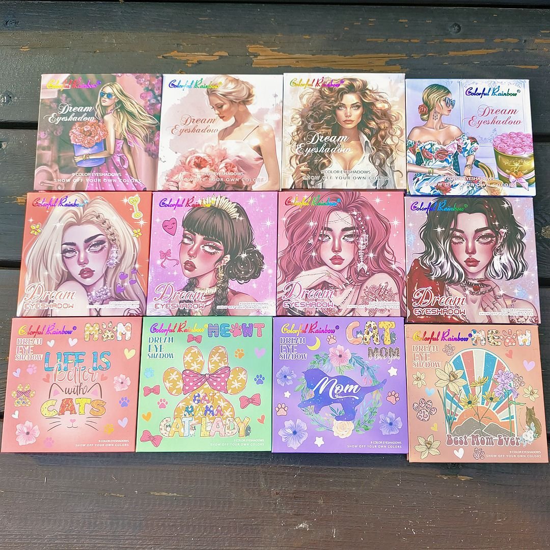 New Hot Sales 9 color Lasting Eye Shadow Book Plate Stage Makeup