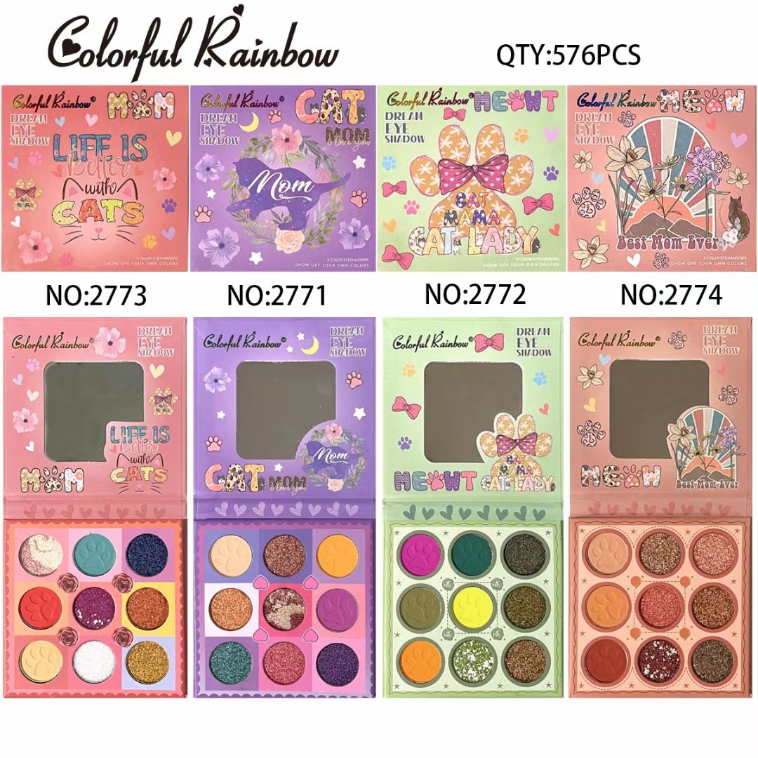 New Hot Sales 9 color Lasting Eye Shadow Book Plate Stage Makeup