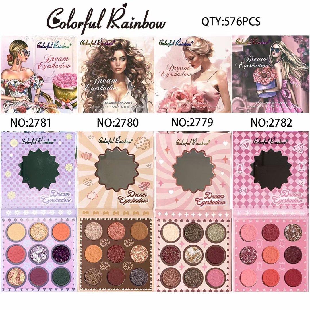 New Hot Sales 9 color Lasting Eye Shadow Book Plate Stage Makeup