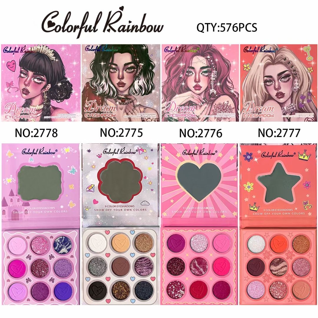 New Hot Sales 9 color Lasting Eye Shadow Book Plate Stage Makeup