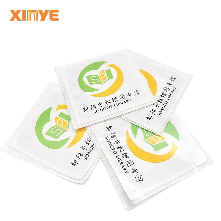 Wholesale customized rfid library books tag HF 13.56 mhz ICODE serial chip rfid book labels printable for library management