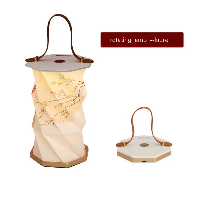 Customizable Patterns USB Rechargeable Book Night Light Foldable Dupont Paper LED Book Lamp Modern Home Gift Bright Light Room