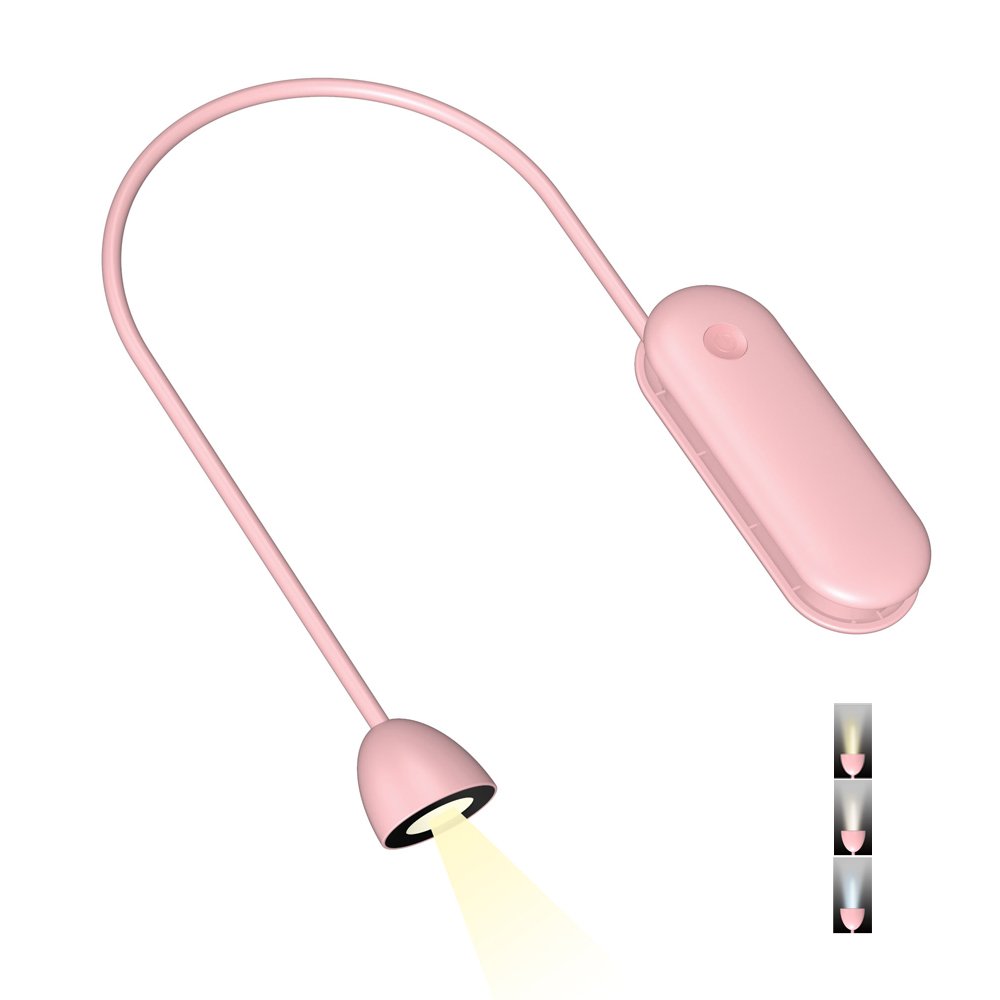 2024 New Products Flexible Soft Hanging Table Desk Study Led Reading Night Lights Neck Lamp