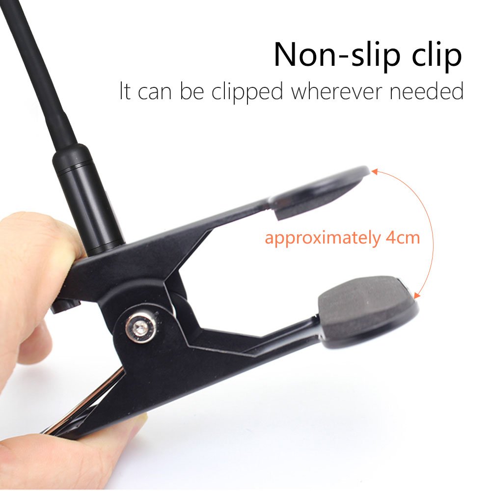 adjustable angle Clip-on Led Reading Light Dimmable Book Lamp Eye protection clip Lamp with Switch for Reading Study in Bedroom