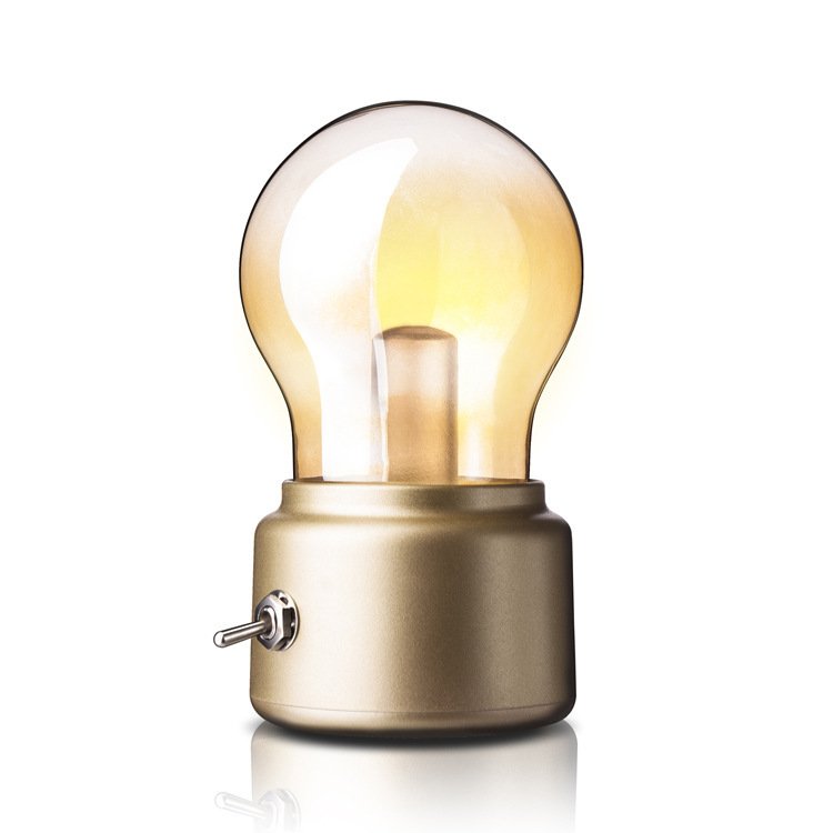 Table LED Retro Night Light Classical Table Book Lights USB Rechargeable Desk Lamp