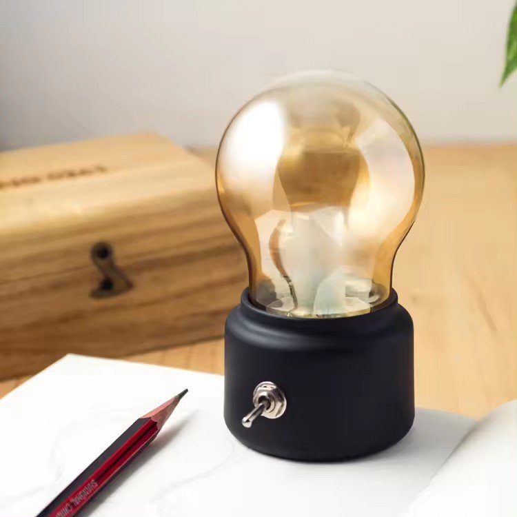 Table LED Retro Night Light Classical Table Book Lights USB Rechargeable Desk Lamp