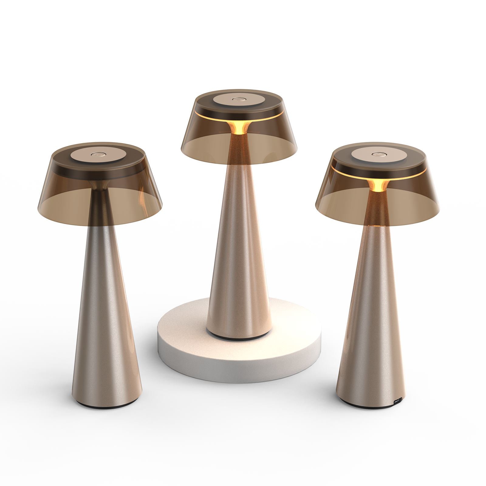 AESLIT AL-15 oem good price high quality atmosphere battery operated touch book light USB rechargeable outdoor