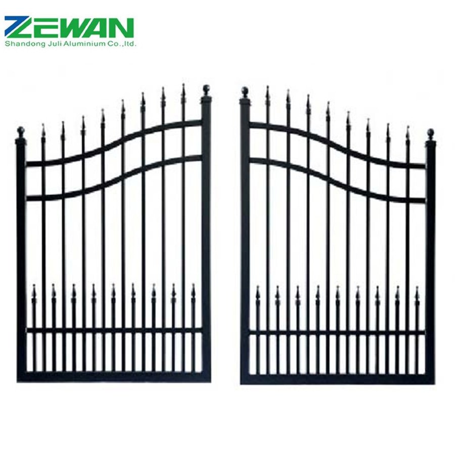Outdoor Aluminum Alloy Garden Gate Metal Door Designs Aluminium Fencing Trellis Gates for Houses