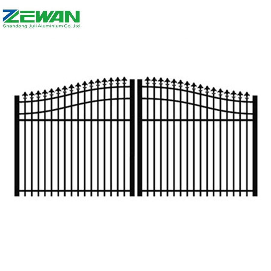 Outdoor Aluminum Alloy Garden Gate Metal Door Designs Aluminium Fencing Trellis Gates for Houses