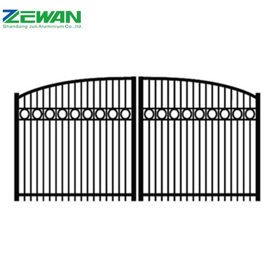 Outdoor Aluminum Alloy Garden Gate Metal Door Designs Aluminium Fencing Trellis Gates for Houses