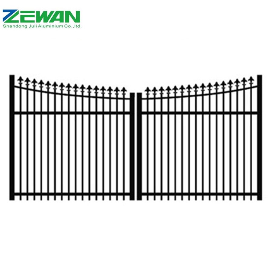 Outdoor Aluminum Alloy Garden Gate Metal Door Designs Aluminium Fencing Trellis Gates for Houses
