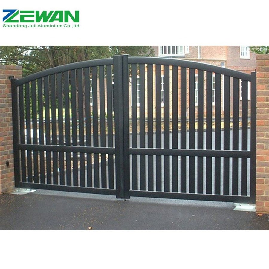 Outdoor Aluminum Alloy Garden Gate Metal Door Designs Aluminium Fencing Trellis Gates for Houses