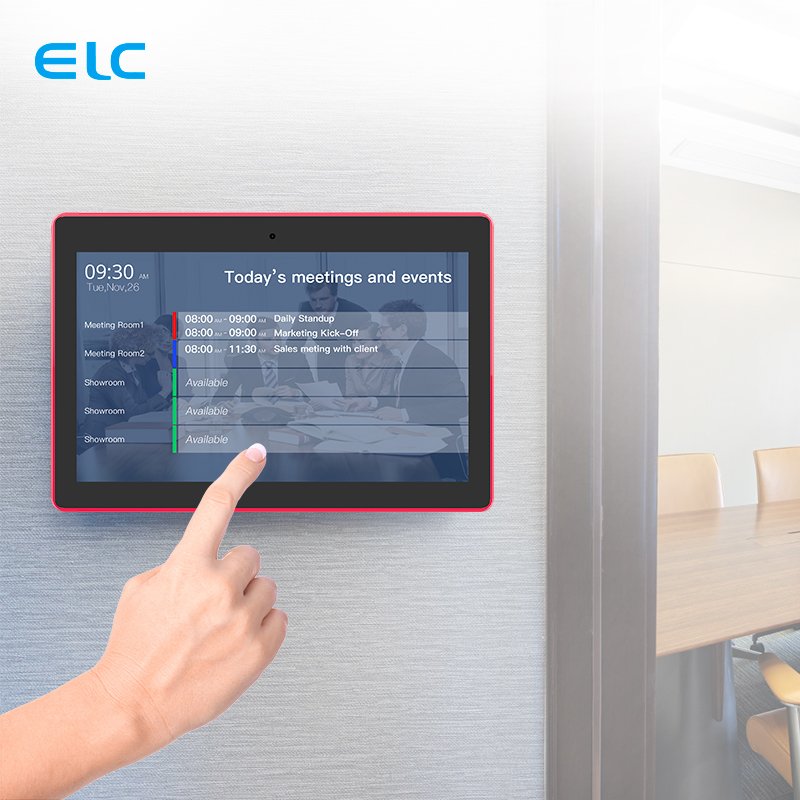 ELC WA1383T 13.3 inch wall mounted touch meeting room booking digital signage conference room tablet