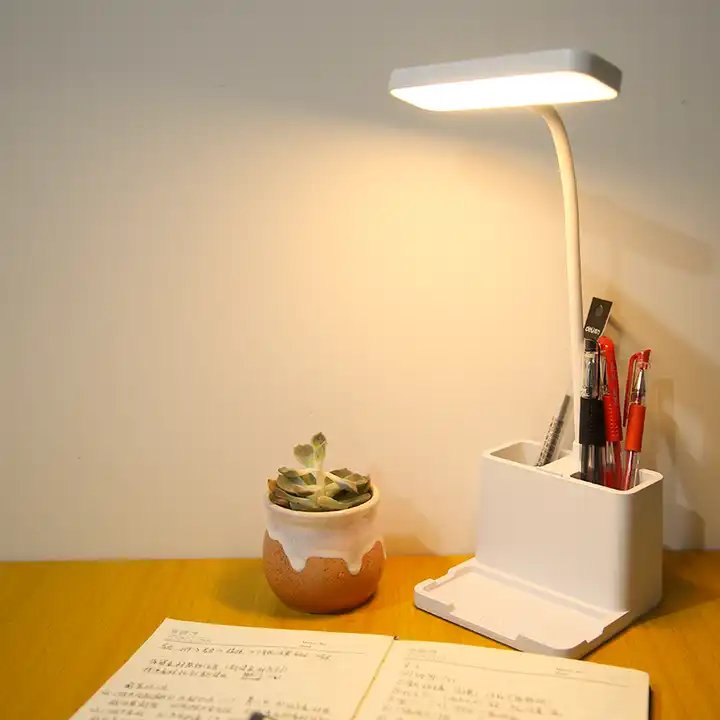 Wholesale Book Foldable Wireless Lampe De Led Cordless Batter Rechargeable Bedside Study Reading Light/Desk Lamp/Table Lamp