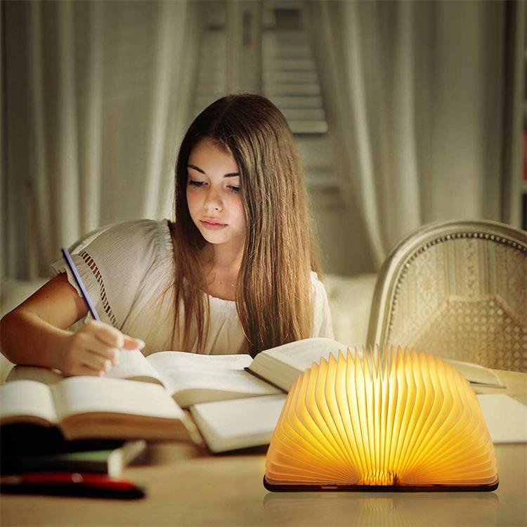 best selling novelties rechargeable lamp led folding book light