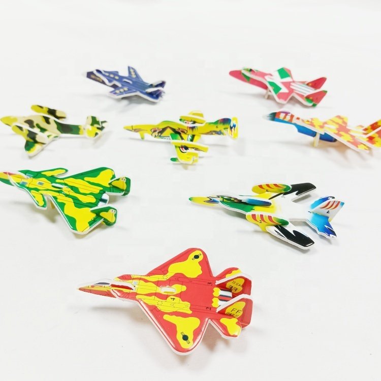Mini 3D Puzzle Plane Model Printing Light EVA Printing Customize Hand Craft Design Jigsaw Toy