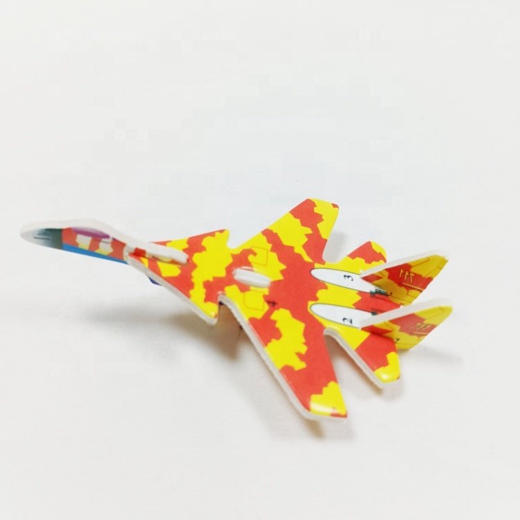 Mini 3D Puzzle Plane Model Printing Light EVA Printing Customize Hand Craft Design Jigsaw Toy