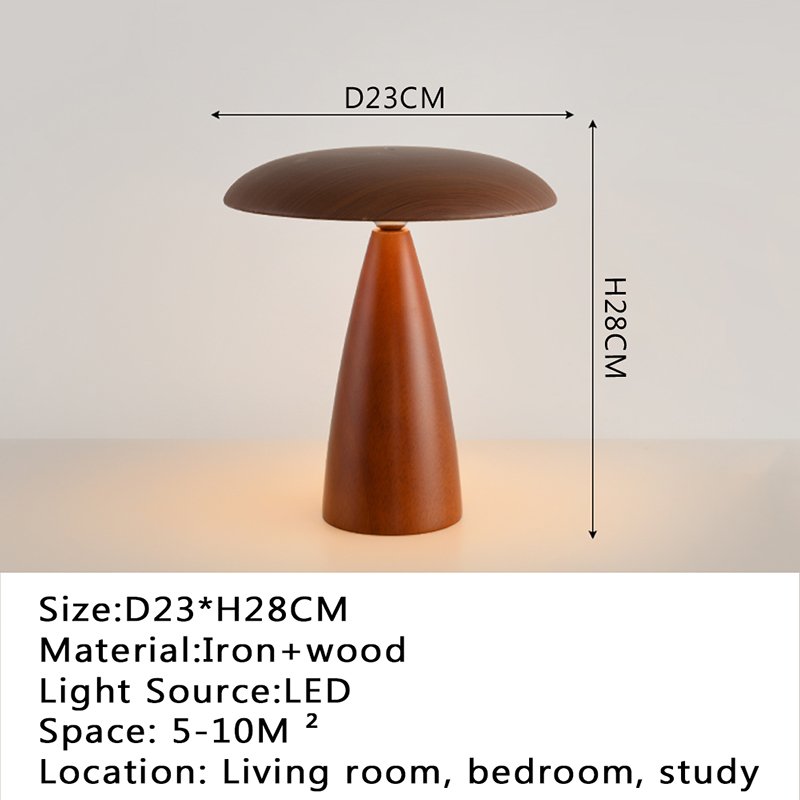 Modern Retro Creativity Wood Table Lamp Night lamps home decor luxury Living Room Bedroom LED Bedside Desk Light