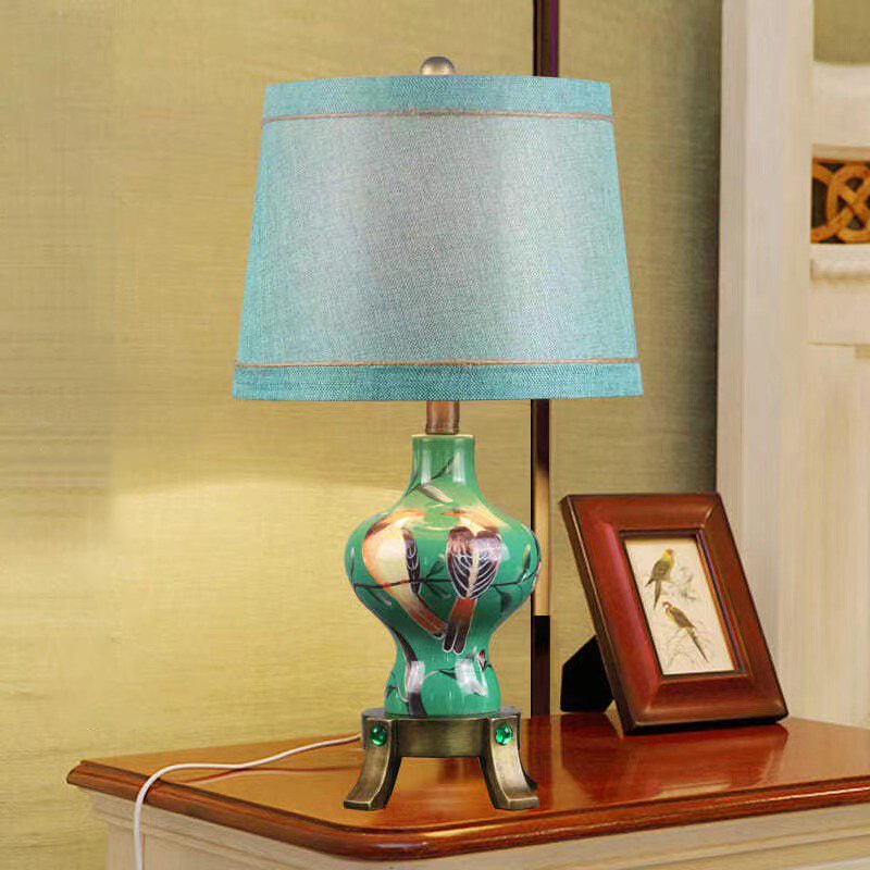 American Retro LED Table Lamp European Luxury Night lamps home decor Living Room Hotel Bedroom bedside lamp Desk Light