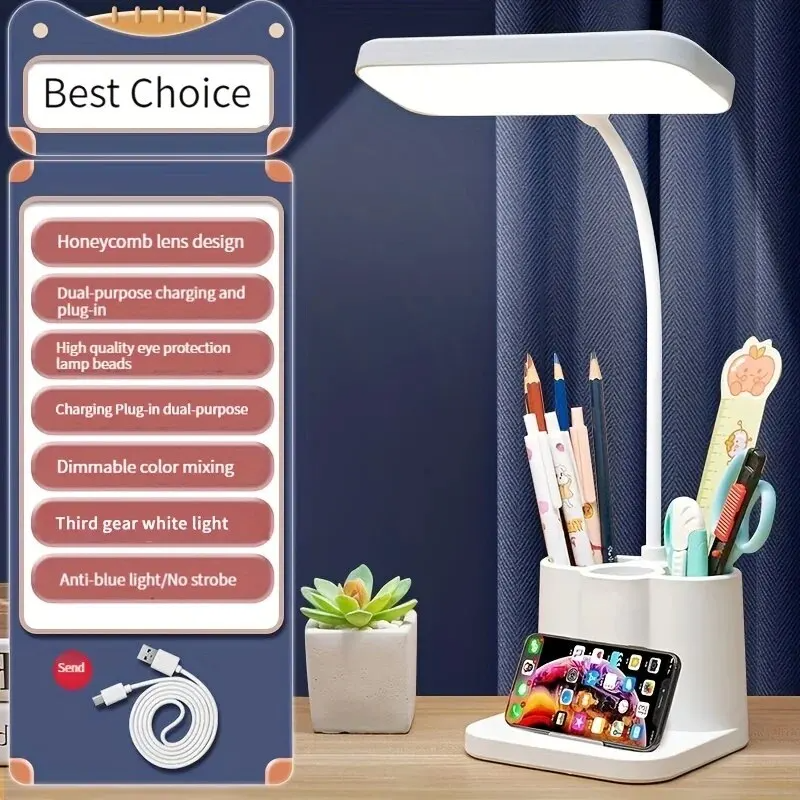 Wholesale Book Foldable Wireless Lampe De Led Cordless Batter Rechargeable Bedside Study Reading Light/Desk Lamp/Table Lamp