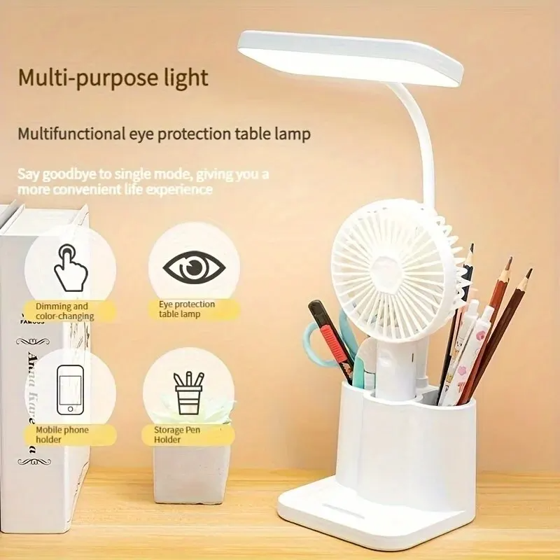 Wholesale Book Foldable Wireless Lampe De Led Cordless Batter Rechargeable Bedside Study Reading Light/Desk Lamp/Table Lamp