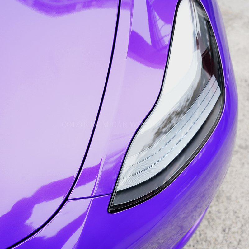 Colordum K072 Violet Light purple Car TPU Wrap Film Changing Color Film PPF Body Protection Film color TPU self healing car wrap