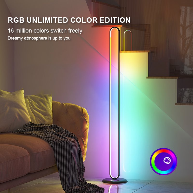 Modern minimalist bedroom bedside eye protection led home goods decor Living Room remote control lighting floor light lamp
