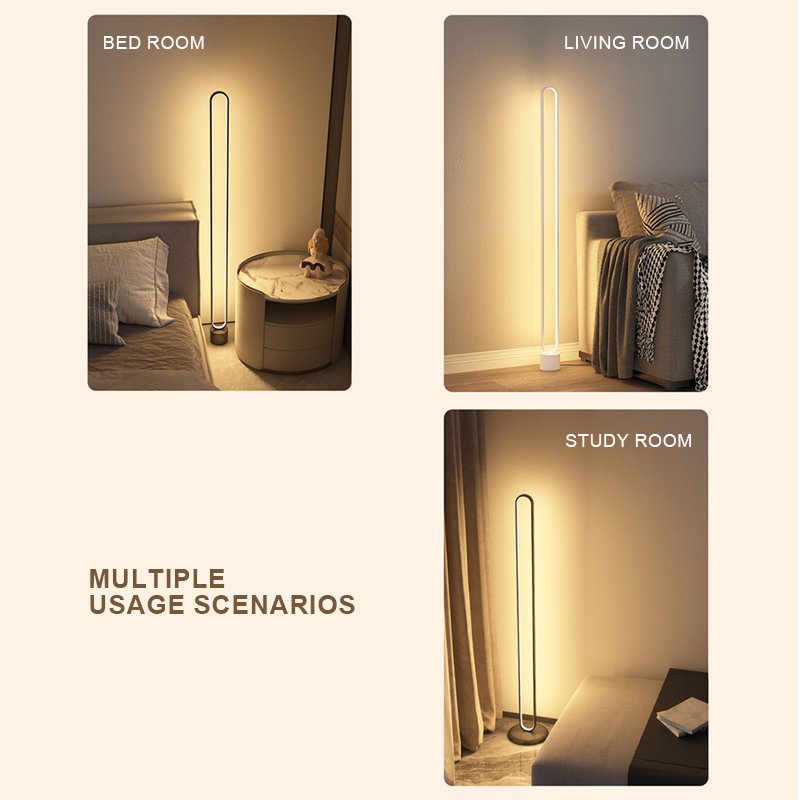 Modern minimalist bedroom bedside eye protection led home goods decor Living Room remote control lighting floor light lamp
