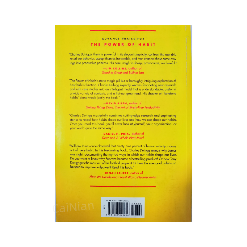 Factory Supply English Novels Bestseller Softcover Novel Book The Power Of Habit Charles Duhigg
