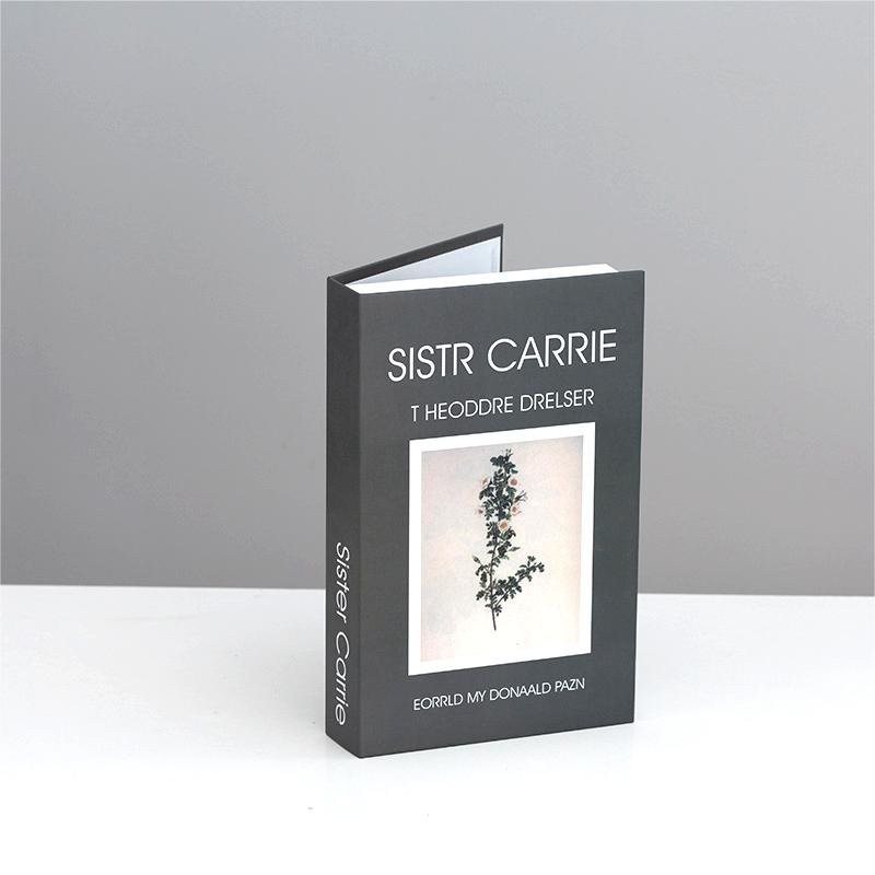 Wholesale Book Shaped Gift Packaging Boxes High Quality Decorative Fake Book with Hot Stamping Table Book Decor
