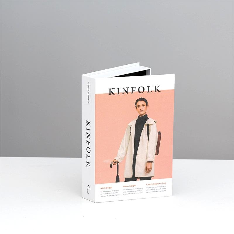 Wholesale Book Shaped Gift Packaging Boxes High Quality Decorative Fake Book with Hot Stamping Table Book Decor