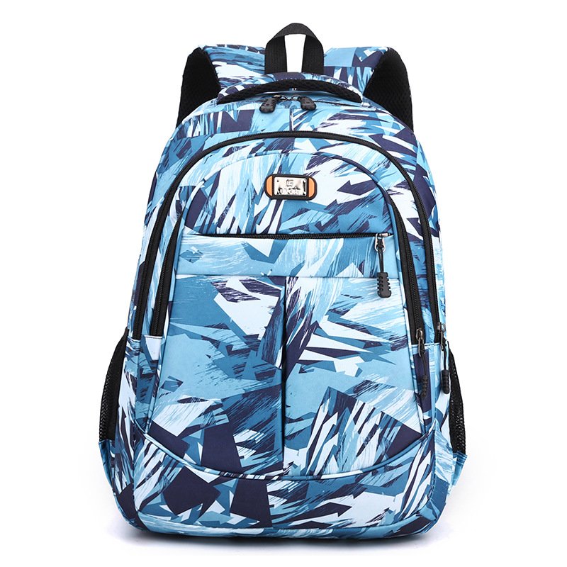 Multiple Pockets Junior High School Students Backpack Cool Guy Book Bag Back Pack Stand Out Boy School Bag