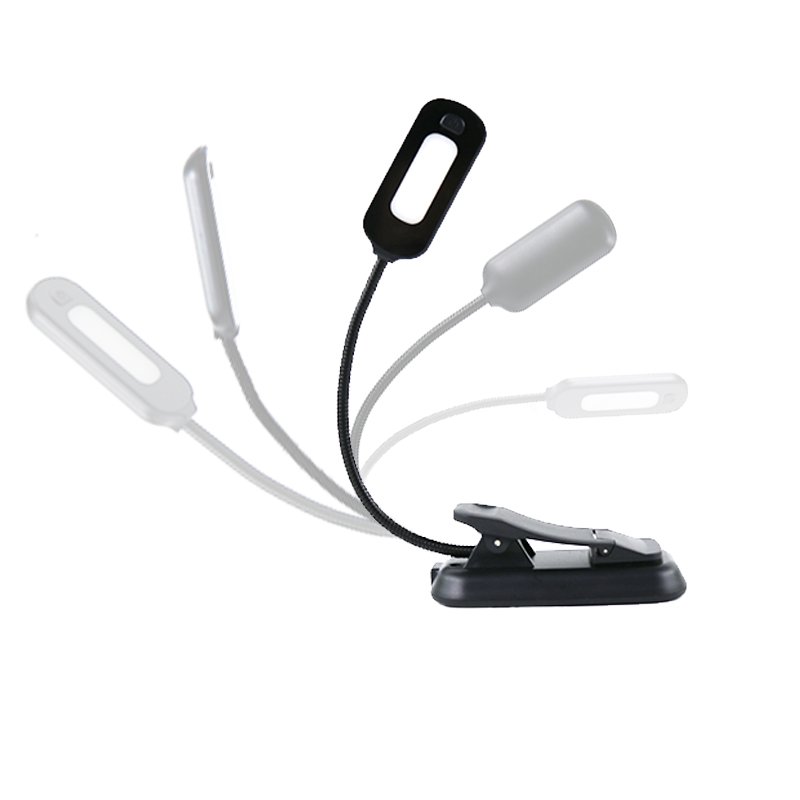 Rechargeable Reading Lights For Books In Bed With 3 Colors Led Book Reading Light With Clip On