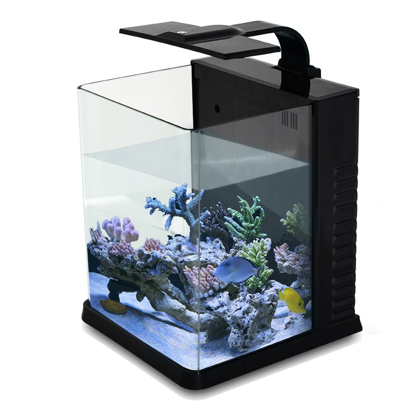 Multi-color optional glass coral high-definition acrylic coral curved plant fish tank
